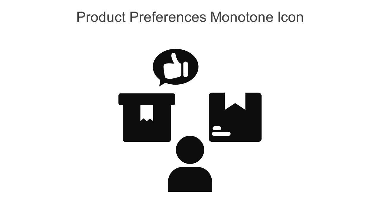 Product Preferences Monotone Icon In Powerpoint Pptx Png And Editable Eps Format Slide01