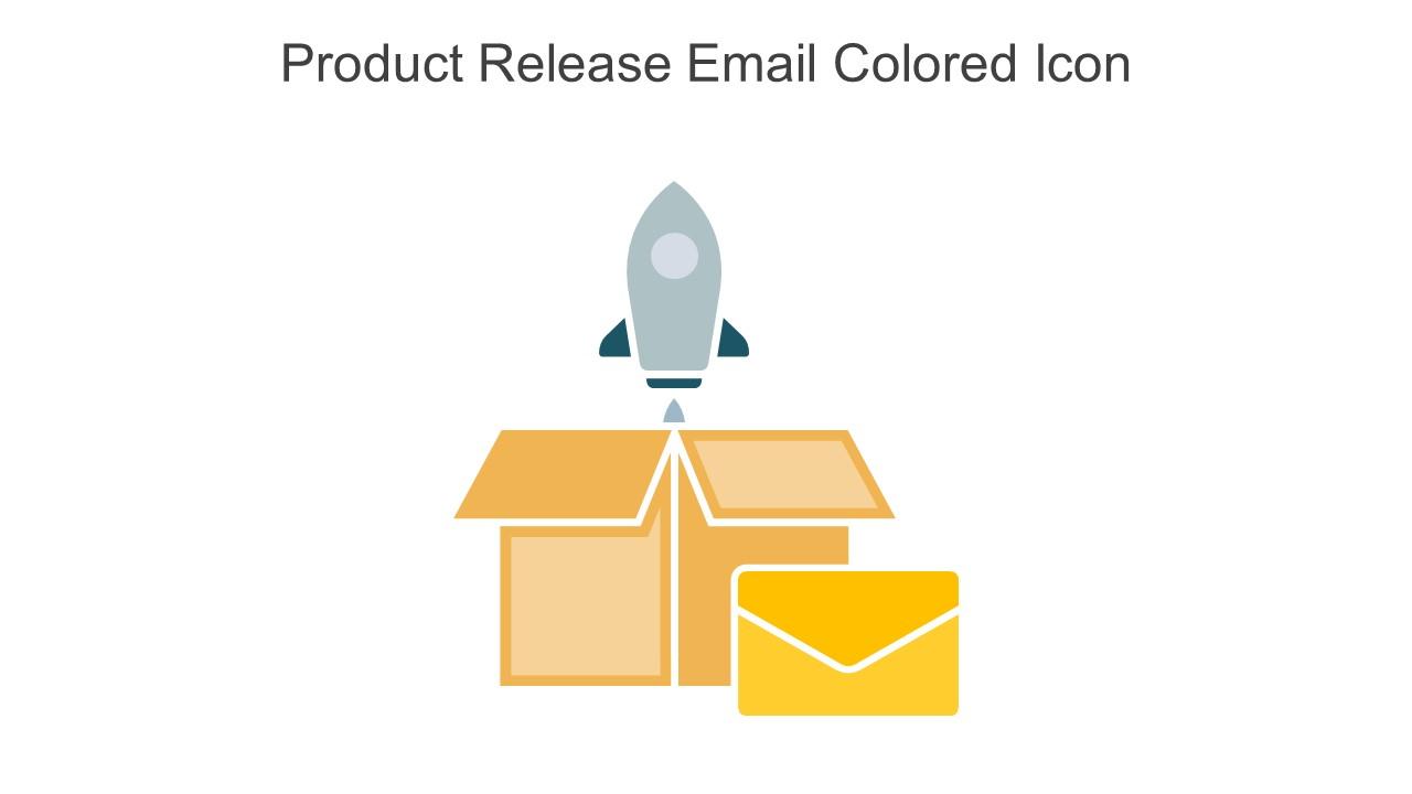 Product Release Email Colored Icon In Powerpoint Pptx Png And Editable Eps Format Slide01