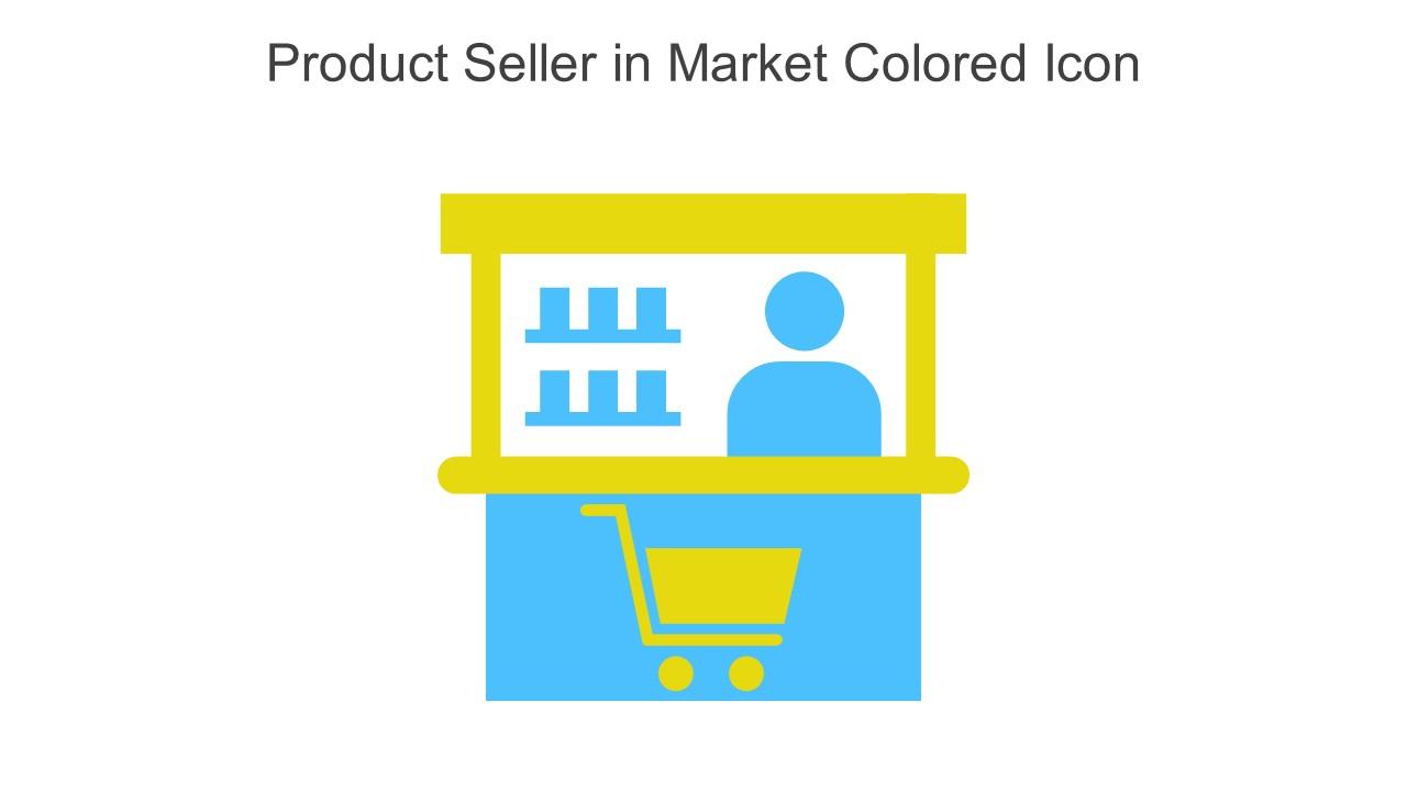 Product Seller In Market Colored Icon In Powerpoint Pptx Png And Editable Eps Format Slide01