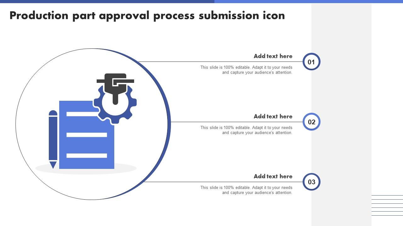 Production Part Approval Process Submission Icon
