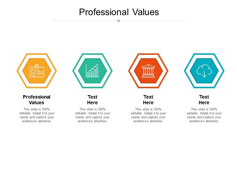 Professional values ppt powerpoint presentation icon designs cpb Slide01