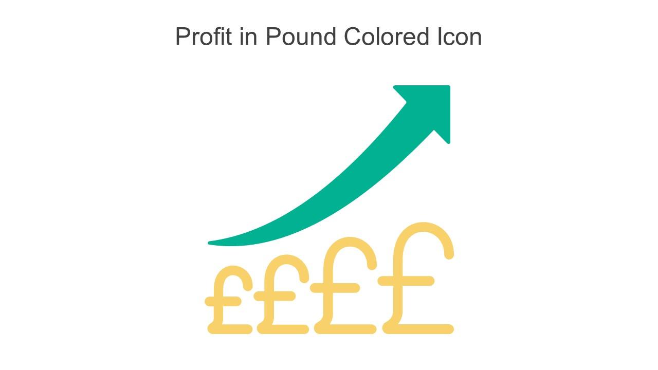 Profit In Pound Colored Icon In Powerpoint Pptx Png And Editable Eps Format Slide01