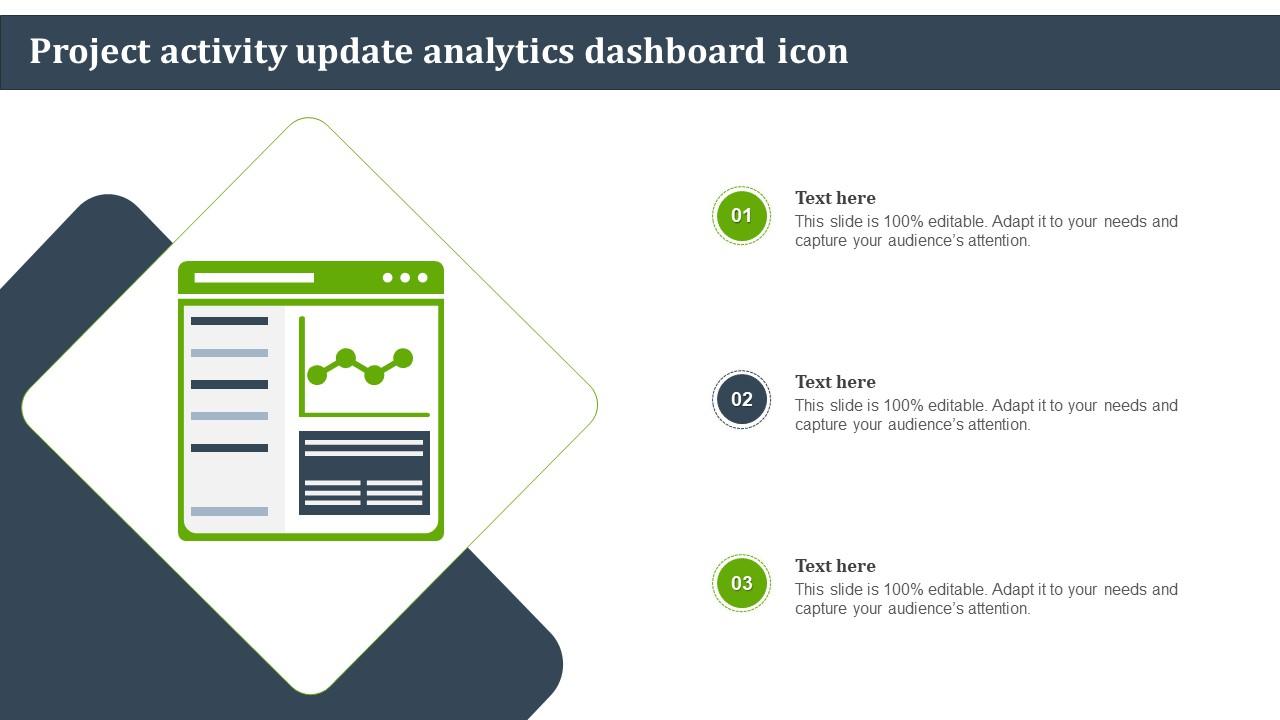 Project Activity Update Analytics Dashboard Icon Slide01