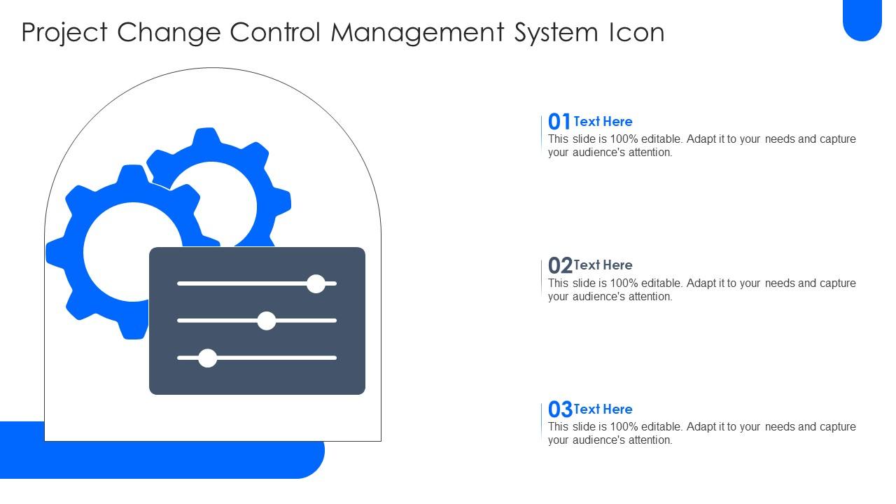 Project Change Control Management System Icon Slide01