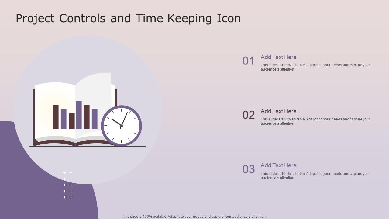 Project Controls And Time Keeping Icon Slide01