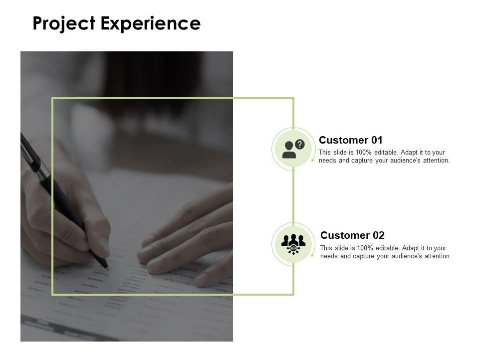 Project experience communication management ppt powerpoint presentation icon design inspiration Slide01