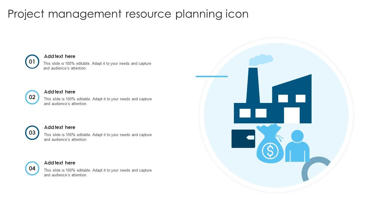Project Management Resource Planning Icon Slide01