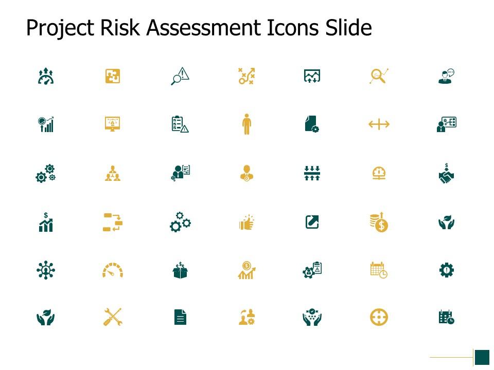 Project risk assessment icons slide data analysis ppt powerpoint presentation slides Slide01