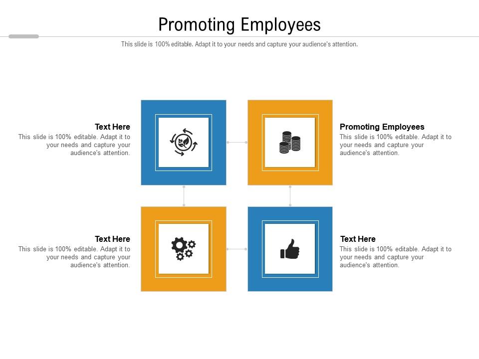 Promoting employees ppt powerpoint presentation icon background designs cpb Slide01