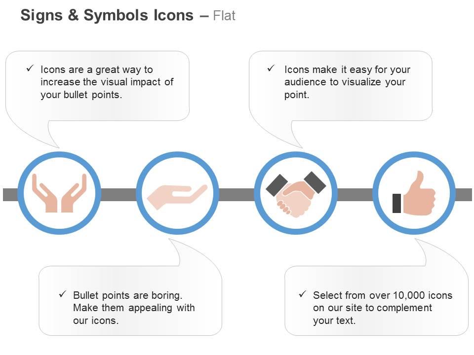Protection hands business deals like ppt icons graphics Slide01