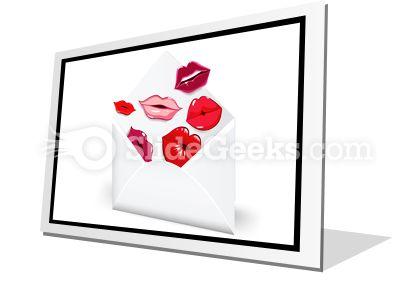 Love mail powerpoint icon f Slide01
