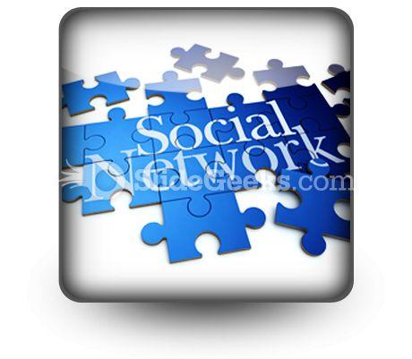 Social network powerpoint icon s Slide01