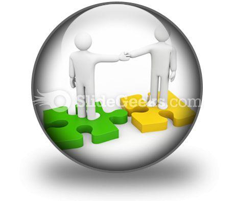 The successful agreement business powerpoint icon c Slide01