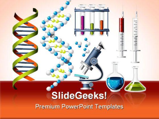 Science and genetics icons medical powerpoint templates and powerpoint backgrounds 0811 Slide01