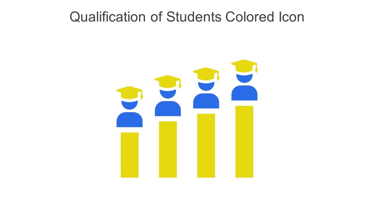Qualification Of Students Colored Icon In Powerpoint Pptx Png And Editable Eps Format Slide01