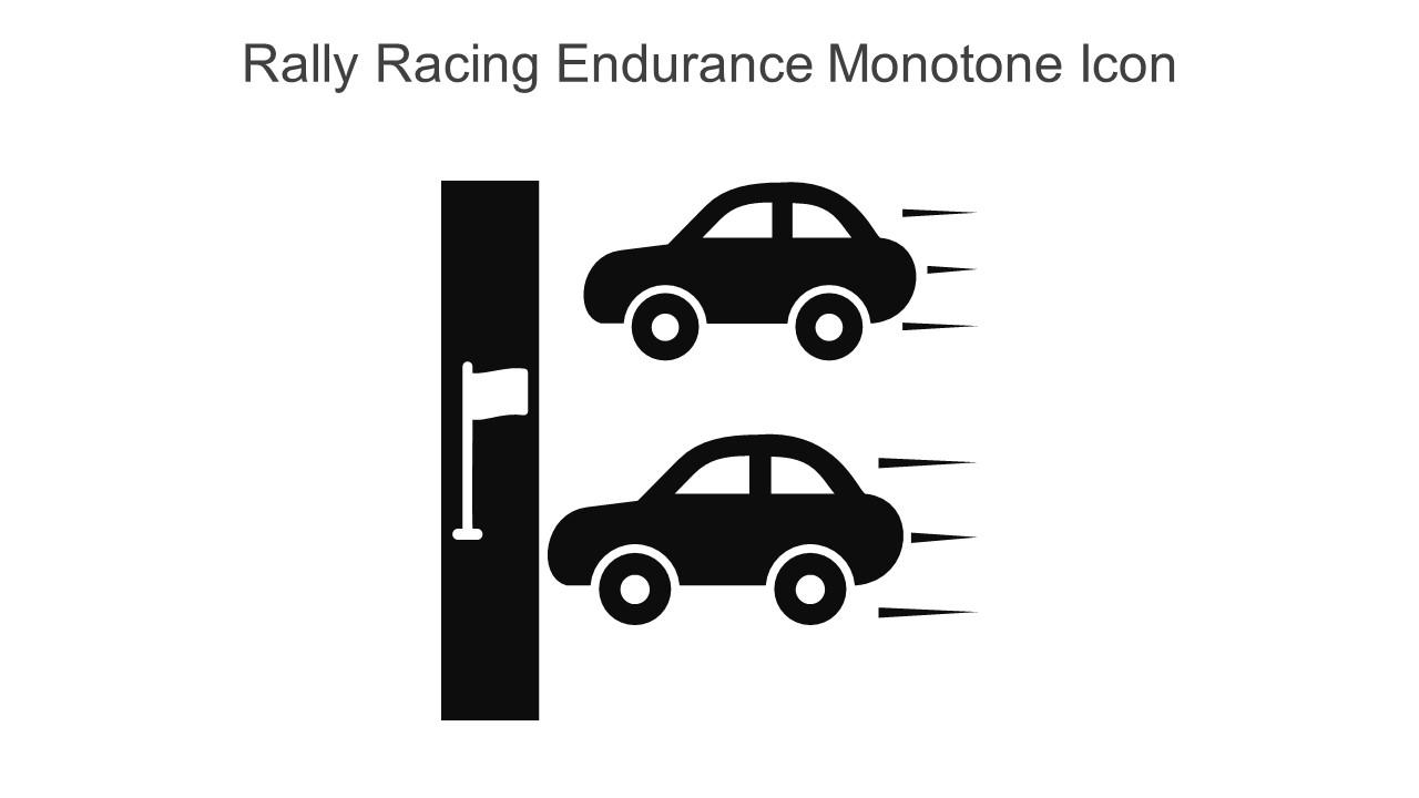 Rally Racing Endurance Monotone Icon In Powerpoint Pptx Png And Editable Eps Format