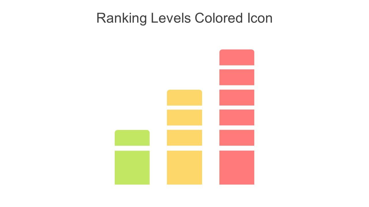 Ranking Levels Colored Icon In Powerpoint Pptx Png And Editable Eps Format Slide01