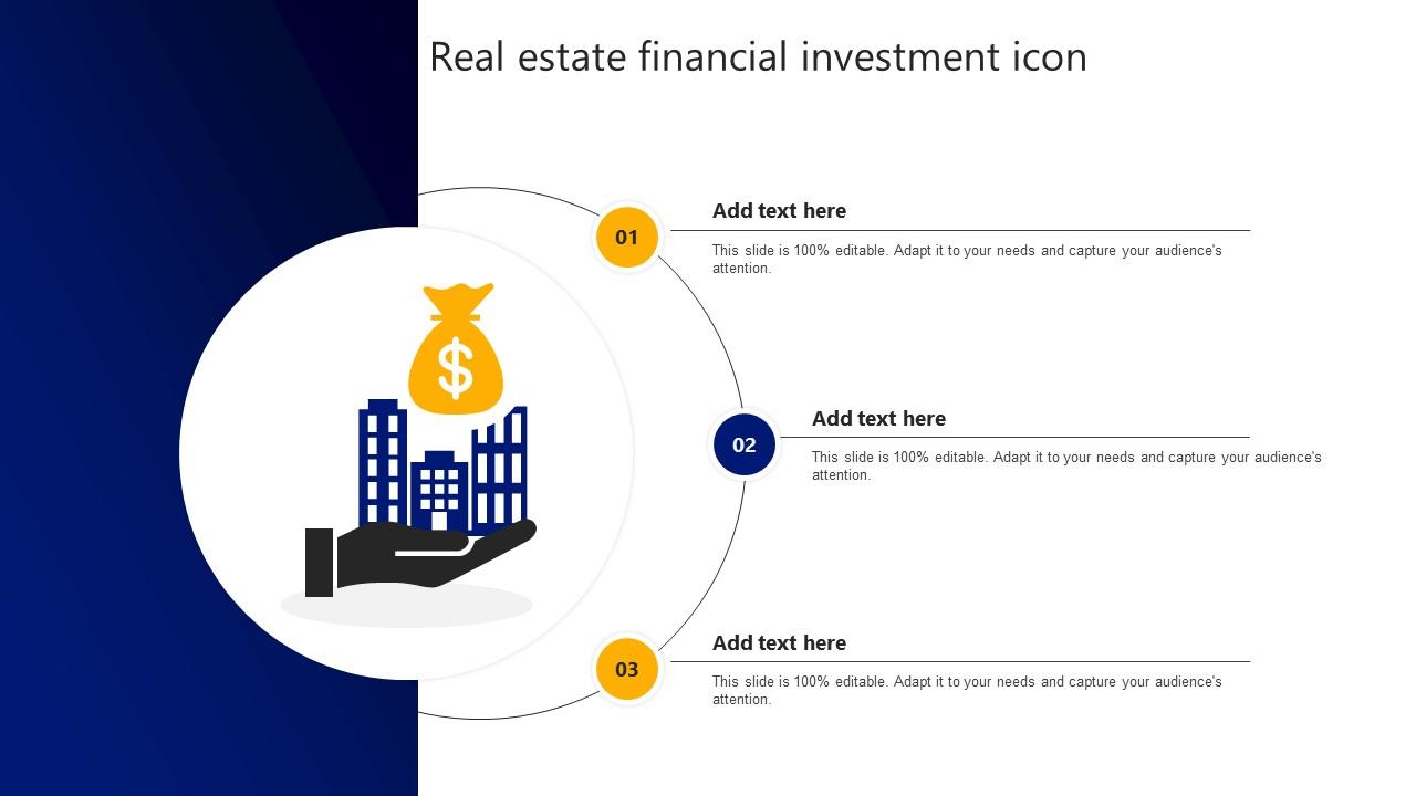 Real Estate Financial Investment Icon