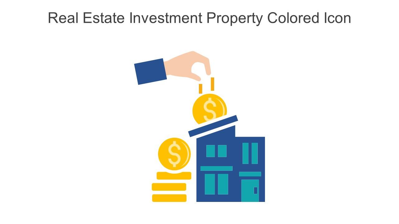 Real Estate Investment Property Colored Icon In Powerpoint Pptx Png And Editable Eps Format
