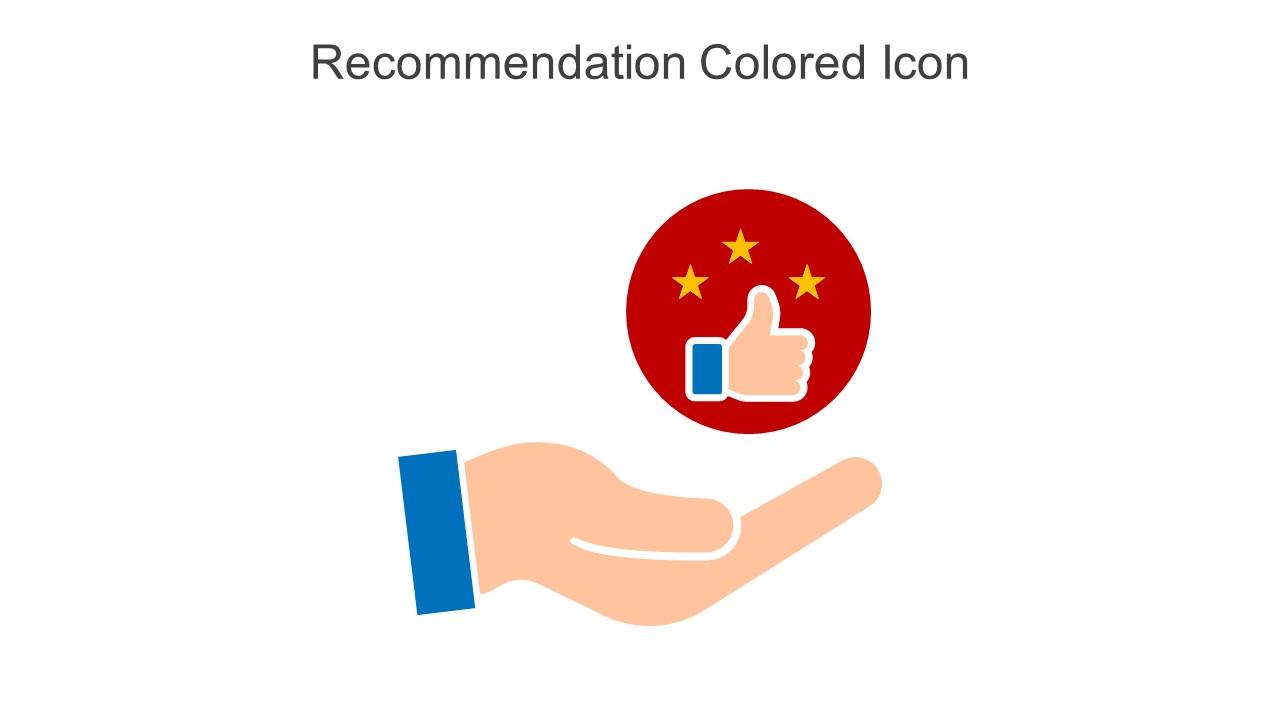 Recommendation Colored Icon In Powerpoint Pptx Png And Editable Eps Format Slide01