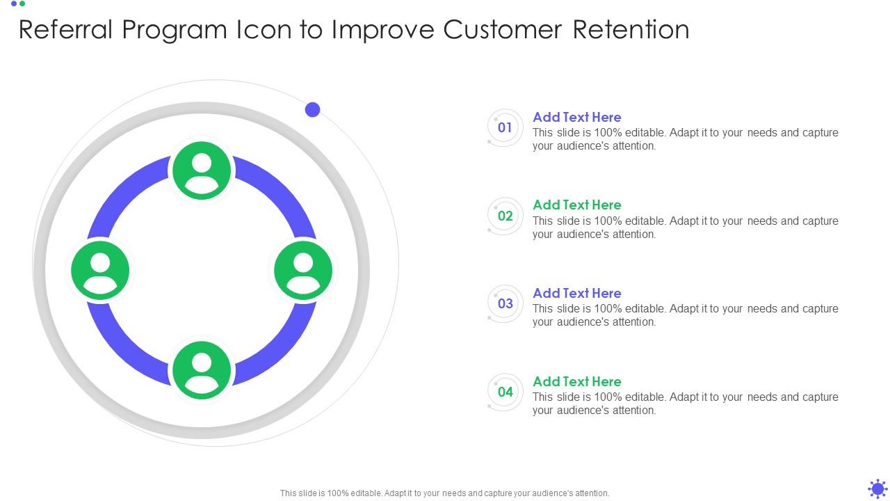 Referral Program Icon To Improve Customer Retention Slide01