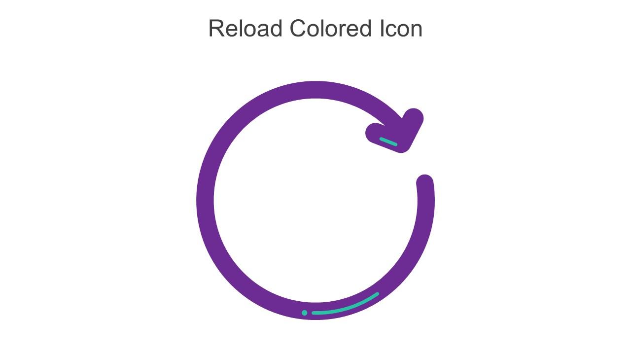 Reload Colored Icon In Powerpoint Pptx Png And Editable Eps Format Slide01