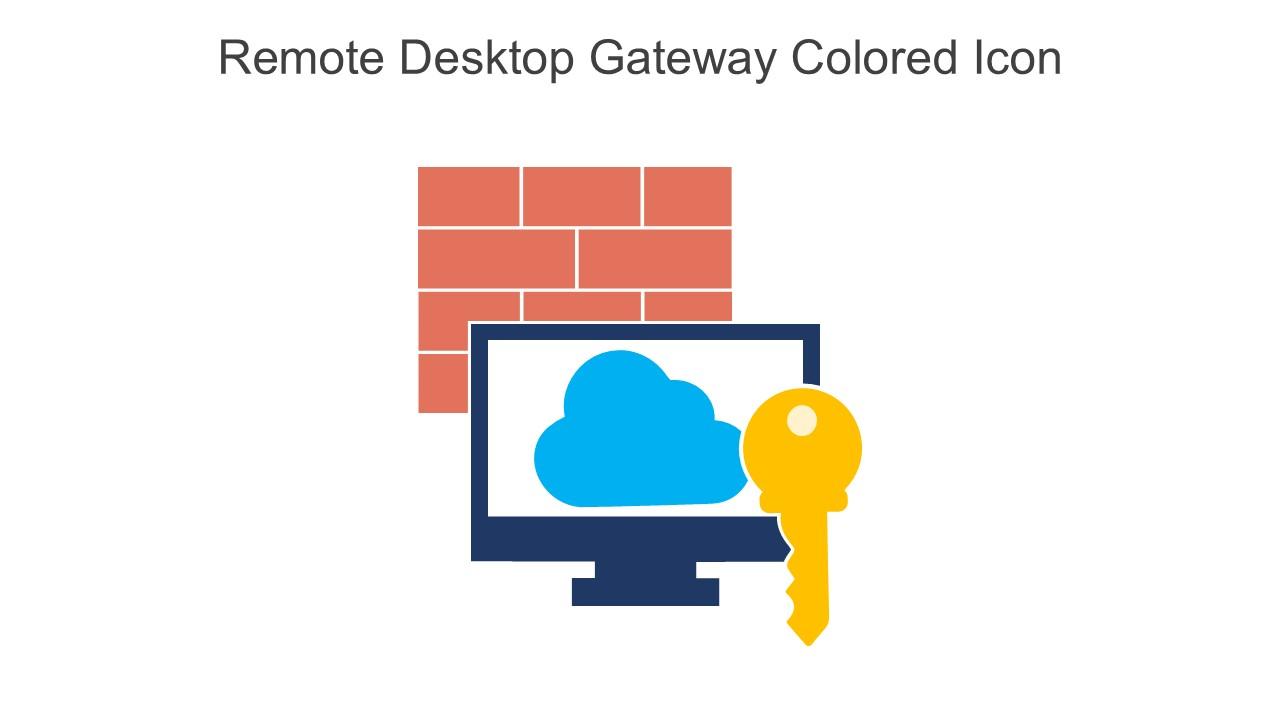 Remote Desktop Gateway Colored Icon In Powerpoint Pptx Png And Editable Eps Format