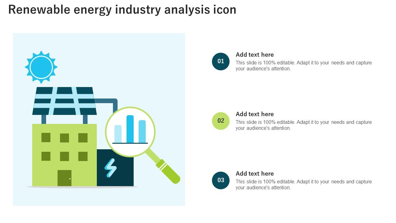 Renewable Energy Industry Analysis Icon