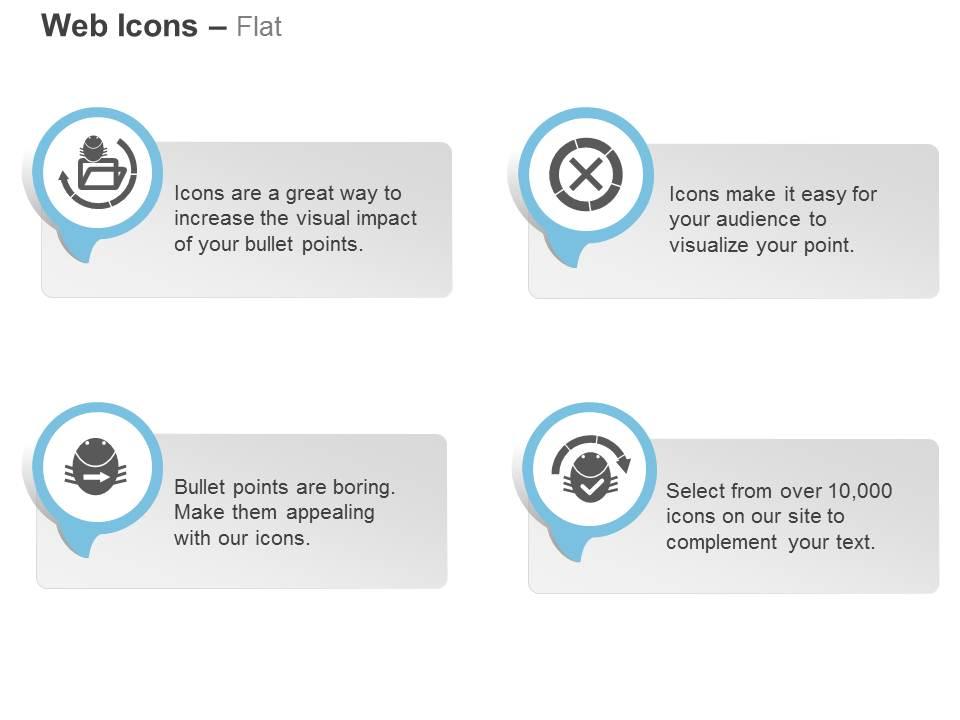 Reopen closed assign deferred symbols ppt icons graphics Slide01