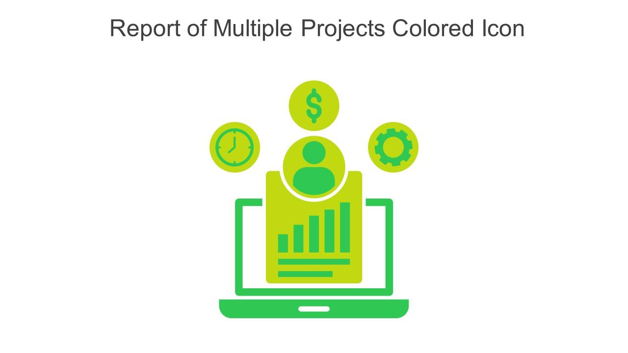 Report Of Multiple Projects Colored Icon In Powerpoint Pptx Png And Editable Eps Format Slide01
