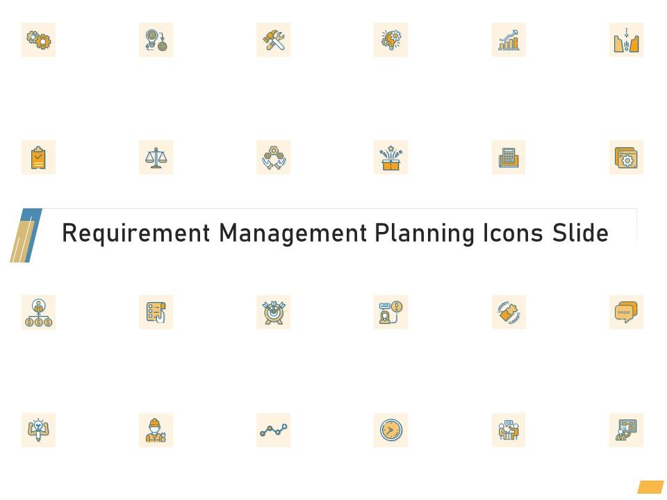 Requirement management planning icons slide ppt powerpoint master slide Slide01