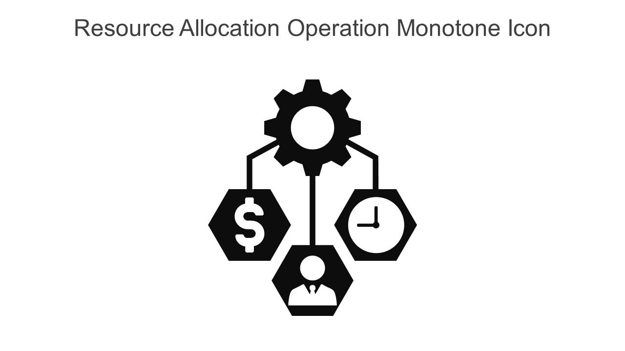 Resource Allocation Operation Monotone Icon In Powerpoint Pptx Png And Editable Eps Format Slide01