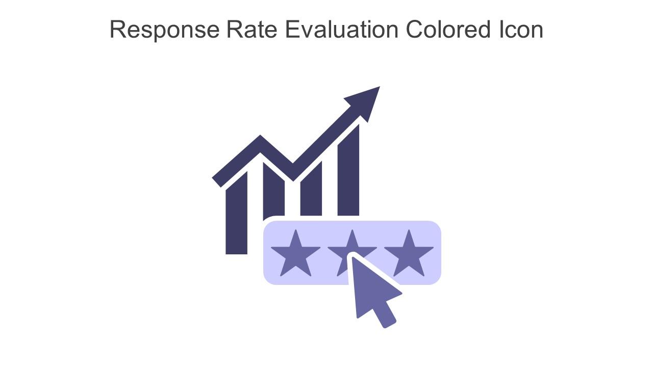 Response Rate Evaluation Colored Icon In Powerpoint Pptx Png And Editable Eps Format Slide01