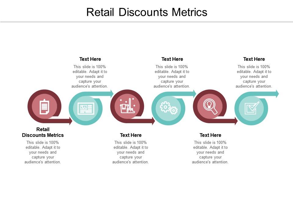 Retail discounts metrics ppt powerpoint presentation pictures icon cpb Slide01