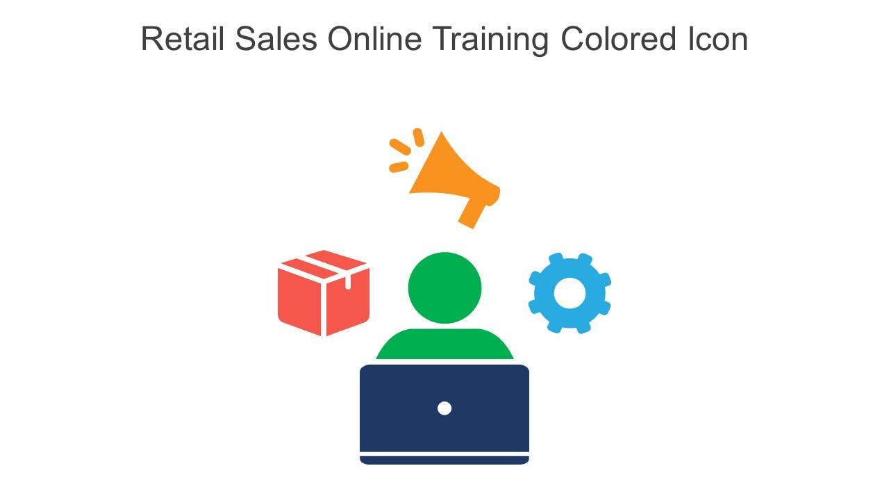 Retail Sales Online Training Colored Icon In Powerpoint Pptx Png And Editable Eps Format Slide01