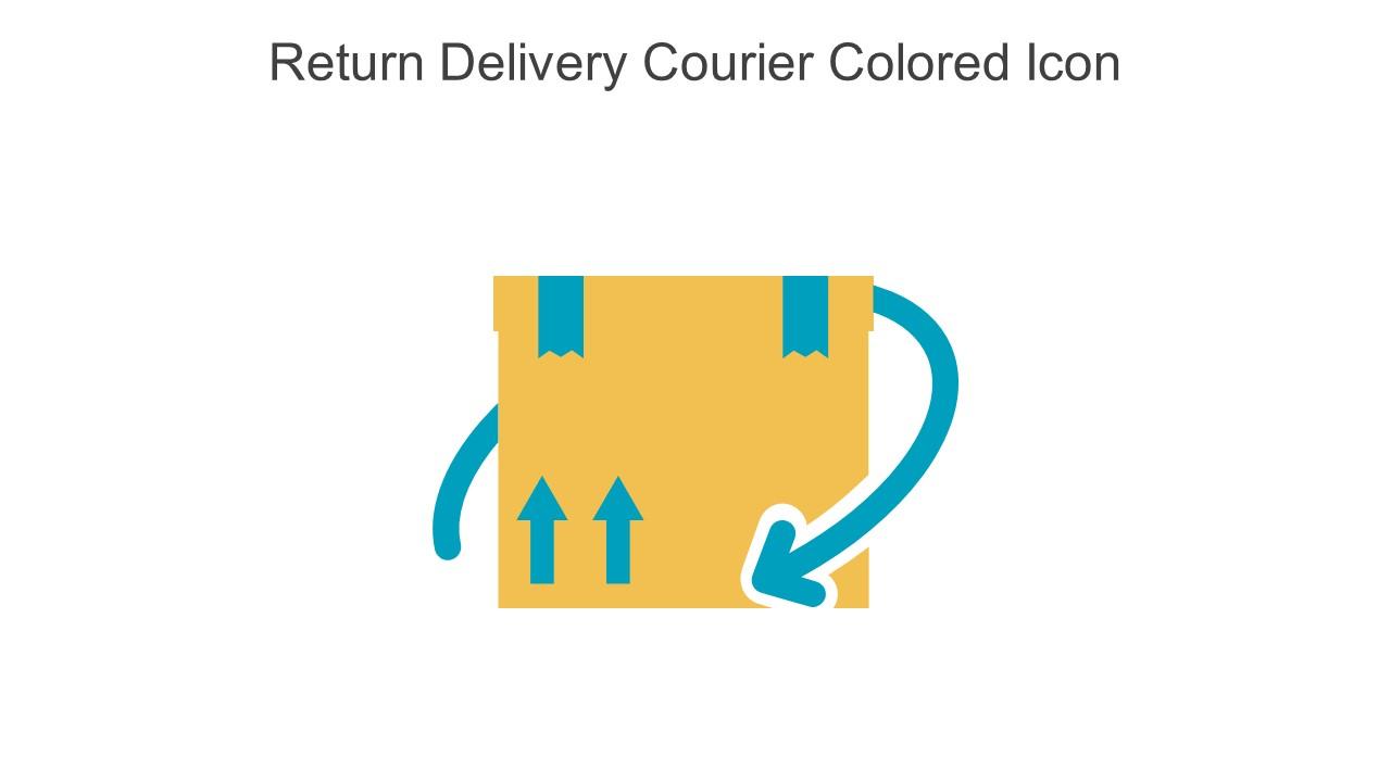 Return Delivery Courier Colored Icon In Powerpoint Pptx Png And Editable Eps Format