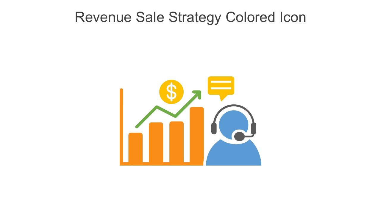Revenue Sale Strategy Colored Icon In Powerpoint Pptx Png And Editable Eps Format