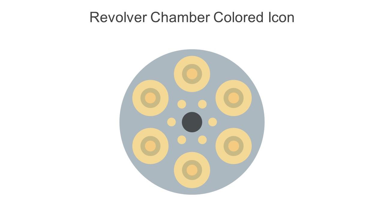 Revolver Chamber Colored Icon In Powerpoint Pptx Png And Editable Eps Format
