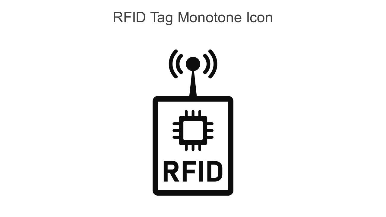RFID Tag Monotone Icon In Powerpoint Pptx Png And Editable Eps Format Slide01