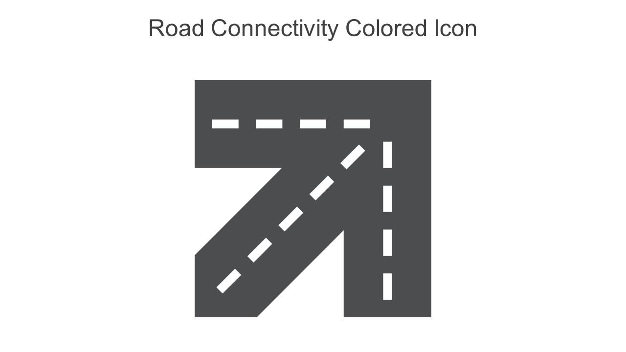 Road Connectivity Colored Icon In Powerpoint Pptx Png And Editable Eps Format Slide01