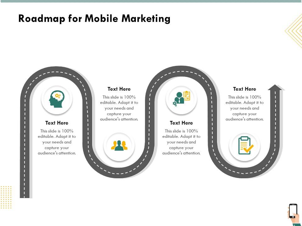 Roadmap for mobile marketing r268 ppt powerpoint presentation icon designs Slide01