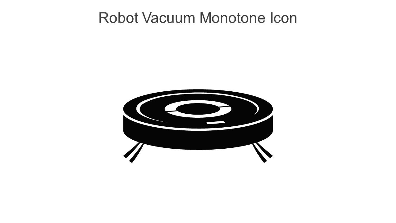Robot Vacuum Monotone Icon In Powerpoint Pptx Png And Editable Eps Format