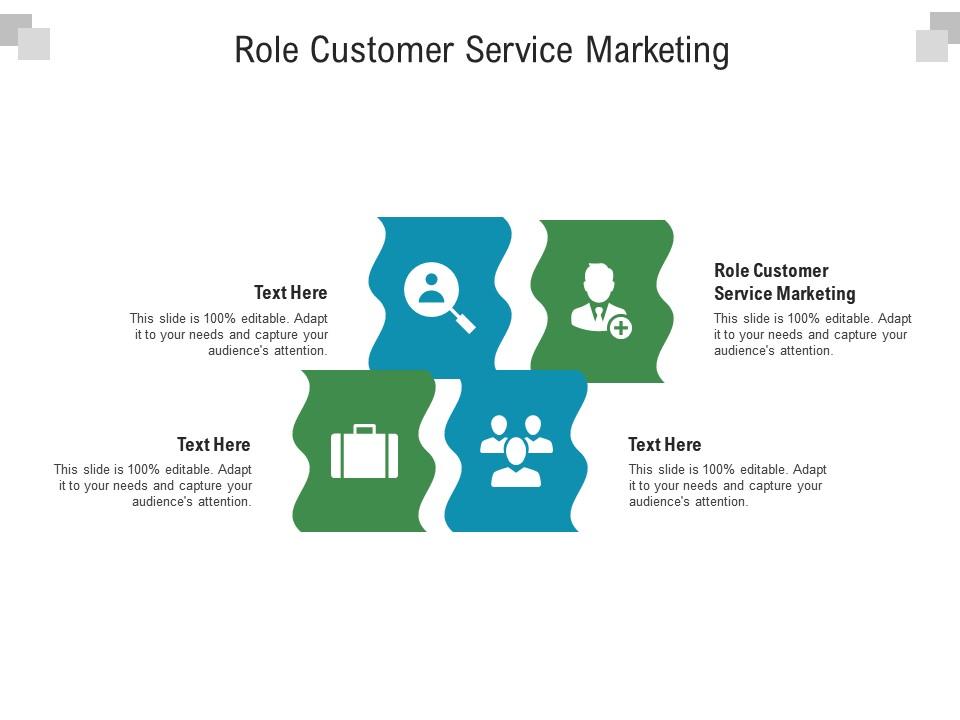 Role customer service marketing ppt powerpoint presentation icon graphics design cpb Slide01