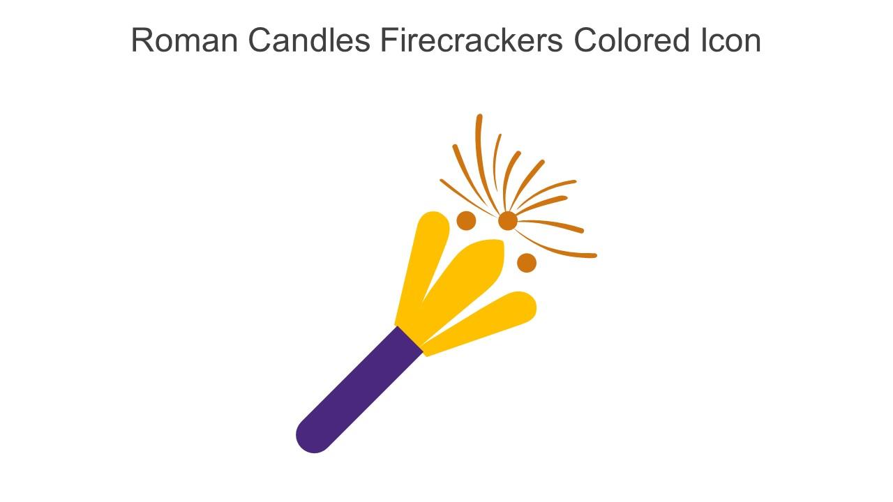 Roman Candles Firecrackers Colored Icon In Powerpoint Pptx Png And Editable Eps Format