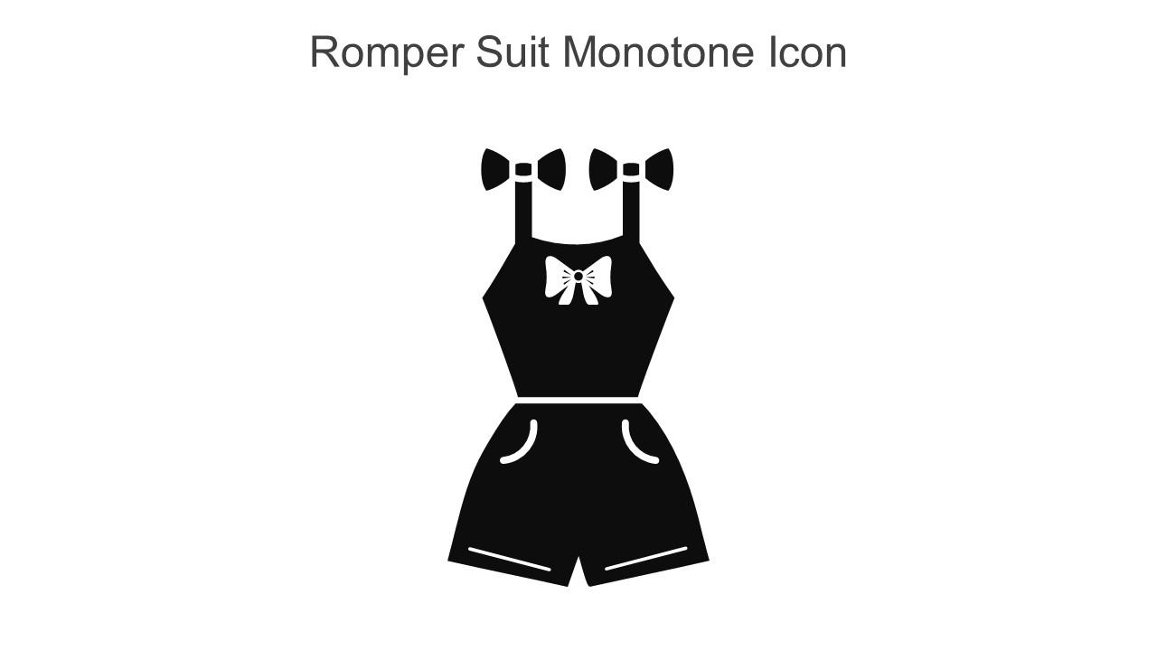 Romper Suit Monotone Icon In Powerpoint Pptx Png And Editable Eps Format