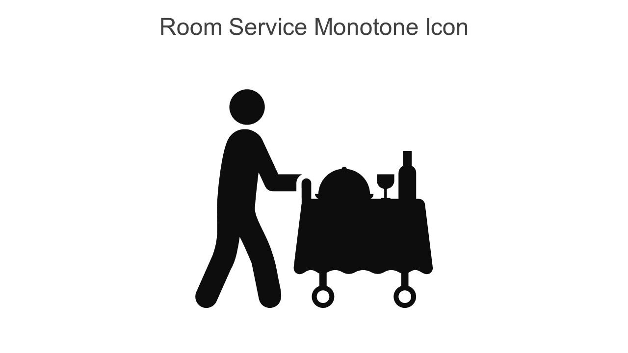 Room Service Monotone Icon In Powerpoint Pptx Png And Editable Eps Format Slide01