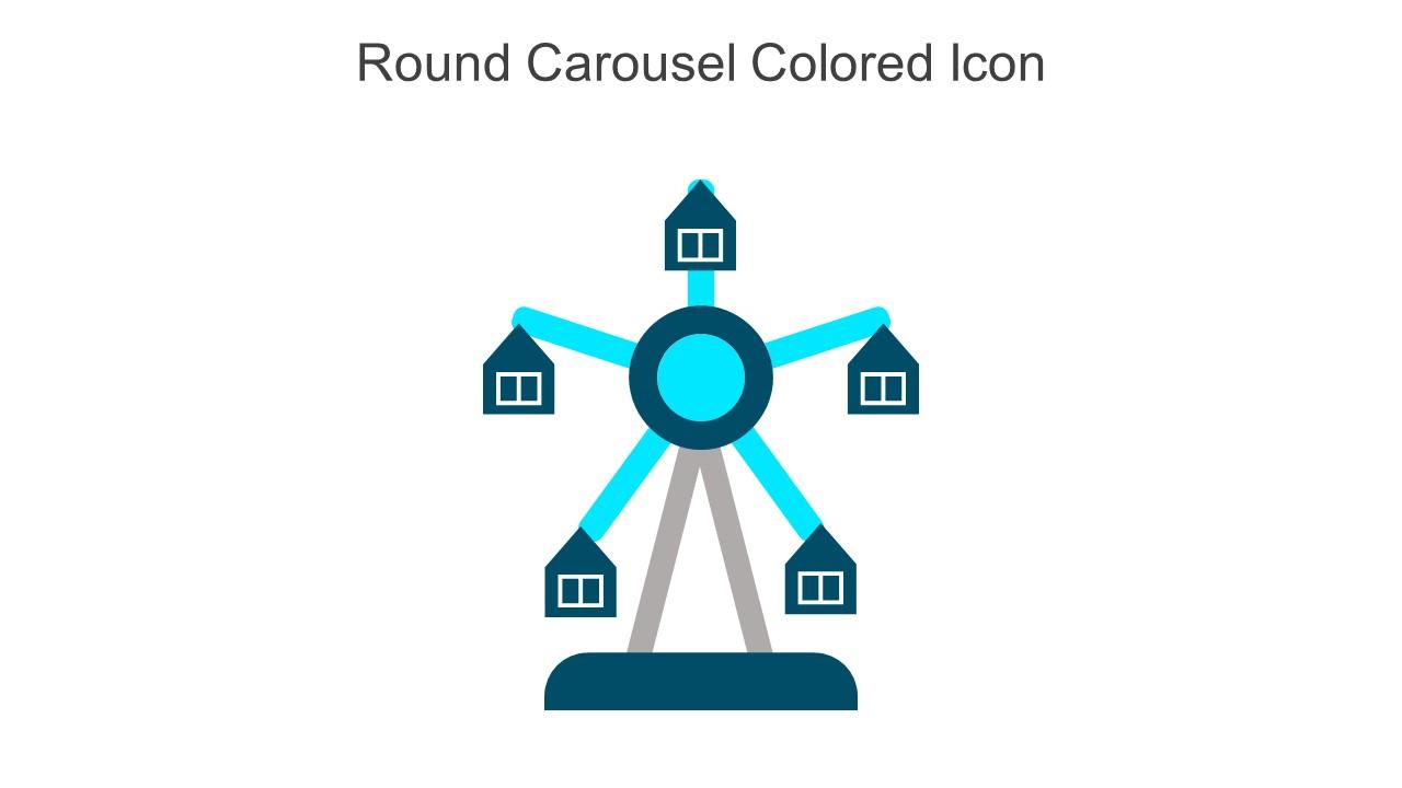 Round Carousel Colored Icon In Powerpoint Pptx Png And Editable Eps Format Slide01