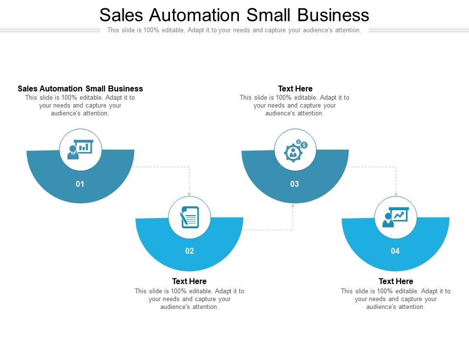 Sales automation small business ppt powerpoint presentation icon infographic cpb Slide01