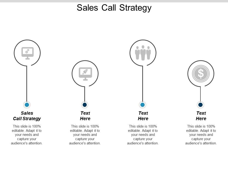 Sales call strategy ppt powerpoint presentation icon slides cpb Slide01
