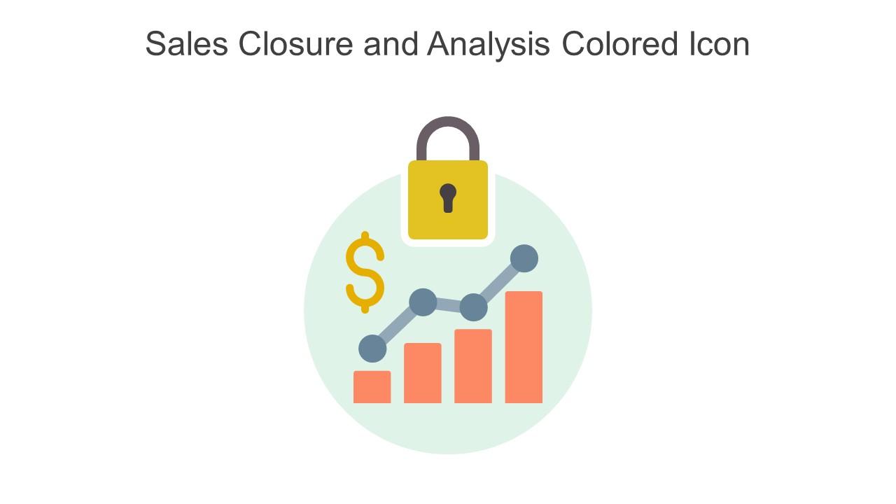 Sales Closure And Analysis Colored Icon In Powerpoint Pptx Png And Editable Eps Format Slide01
